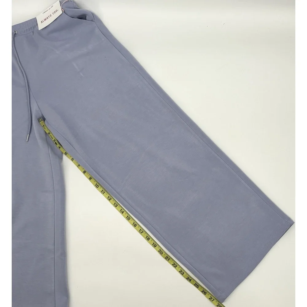 Always You Straight Leg Lounge Pants XL Lavender Thick Soft Stretch Pockets‎ NWT